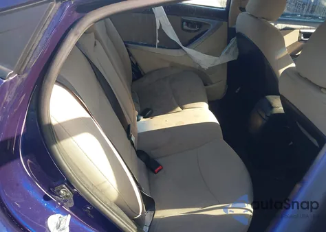 2014 Hyundai Elantra Se from USA, damaged, VIN 5NPDH4AE3EH529805